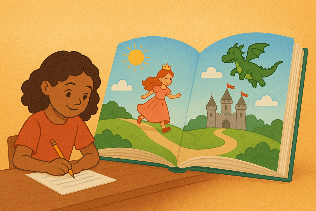 Children's book illustration example